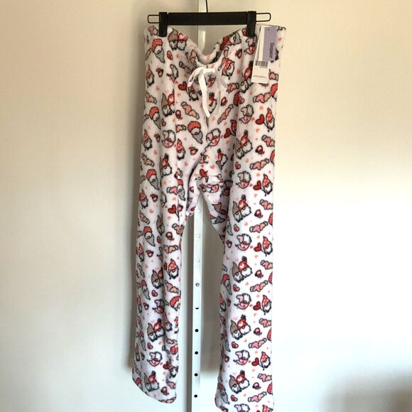 NWT!! White Gnome Holiday Fleece Pajama Pants Size 3X - Picture 2 of 9